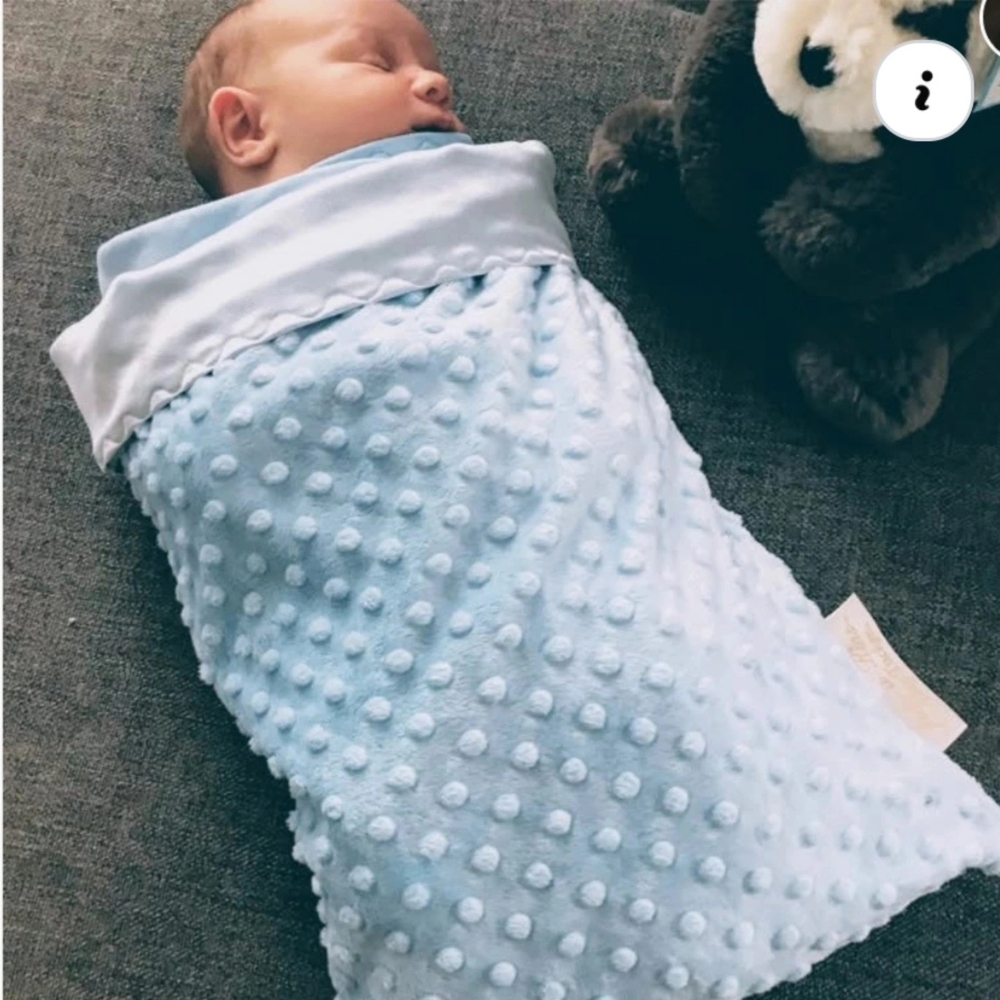 Blue Baby Swaddle Blanket